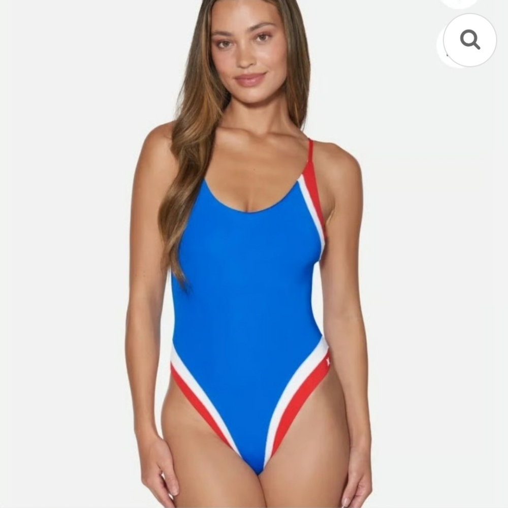 Hurley USA Team Moore Moderate One Piece Swimsuit